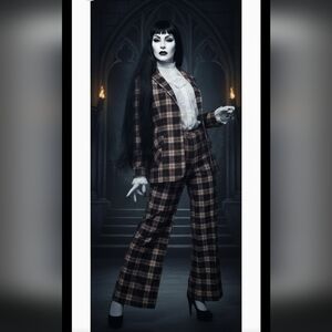 Vintage 70s Plaid Wool Pants and Shirt by Pendleton S-M